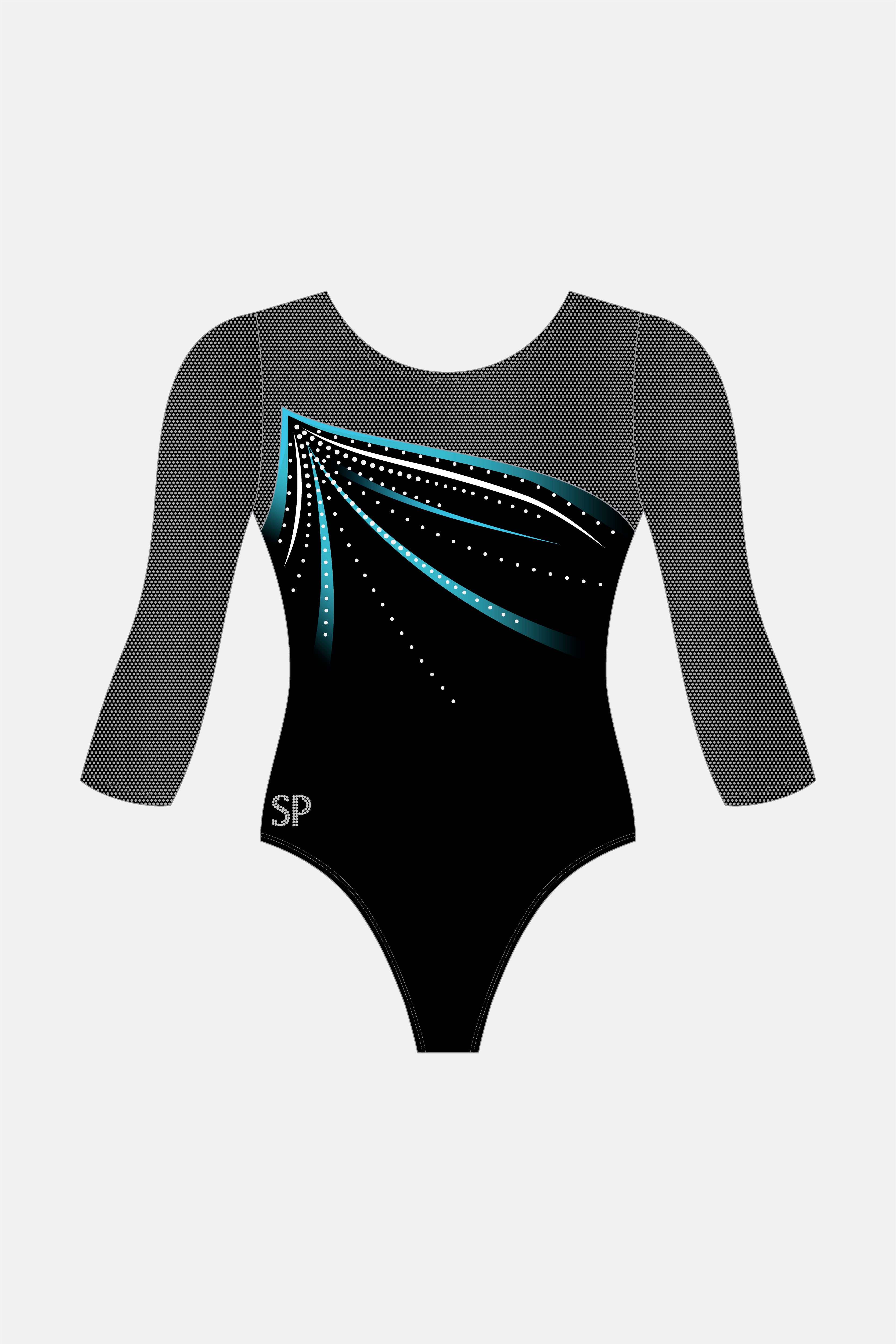 WAG SNR Comp 3/4 Sleeve Leotard