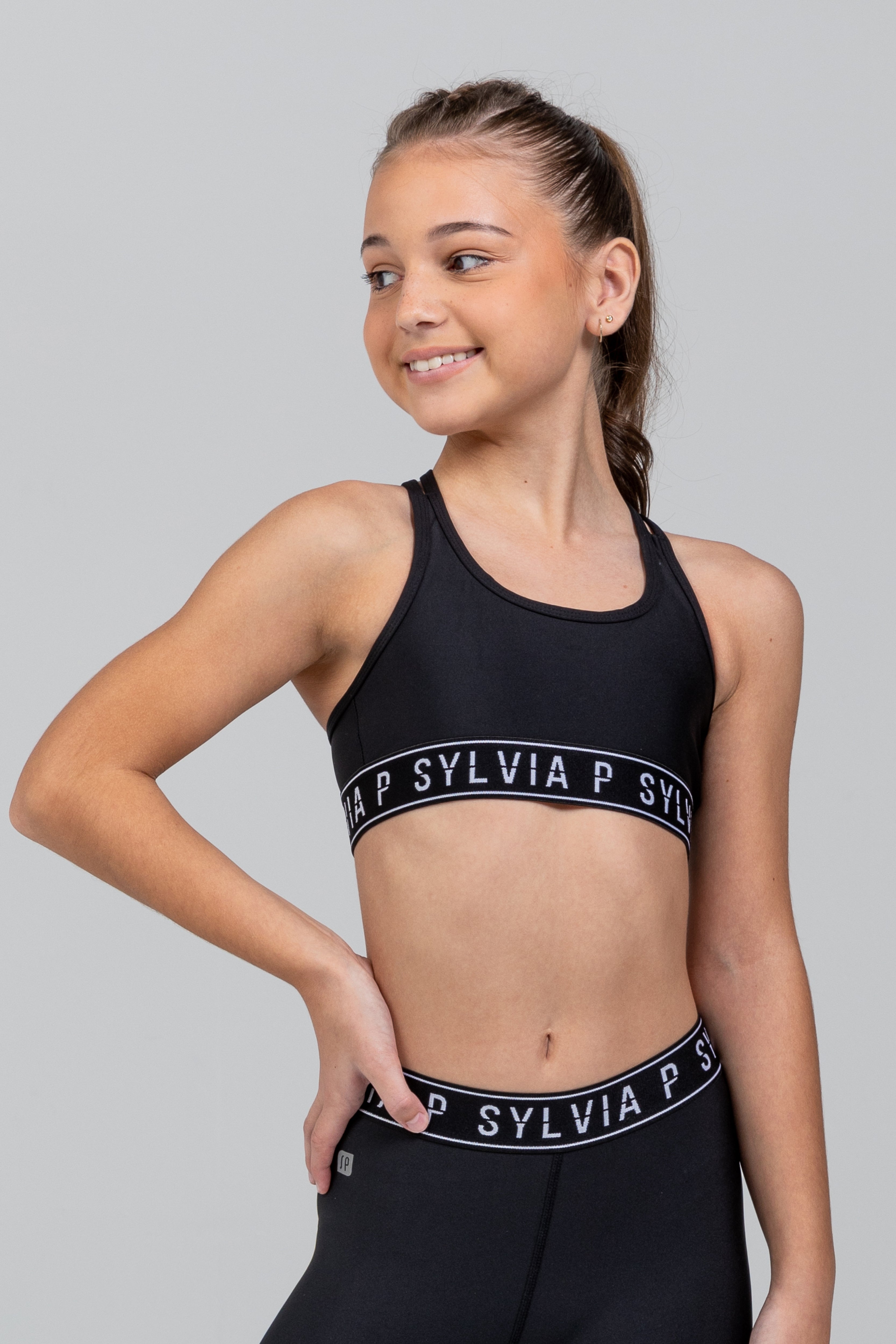 Iconic SP Crop Top - Black