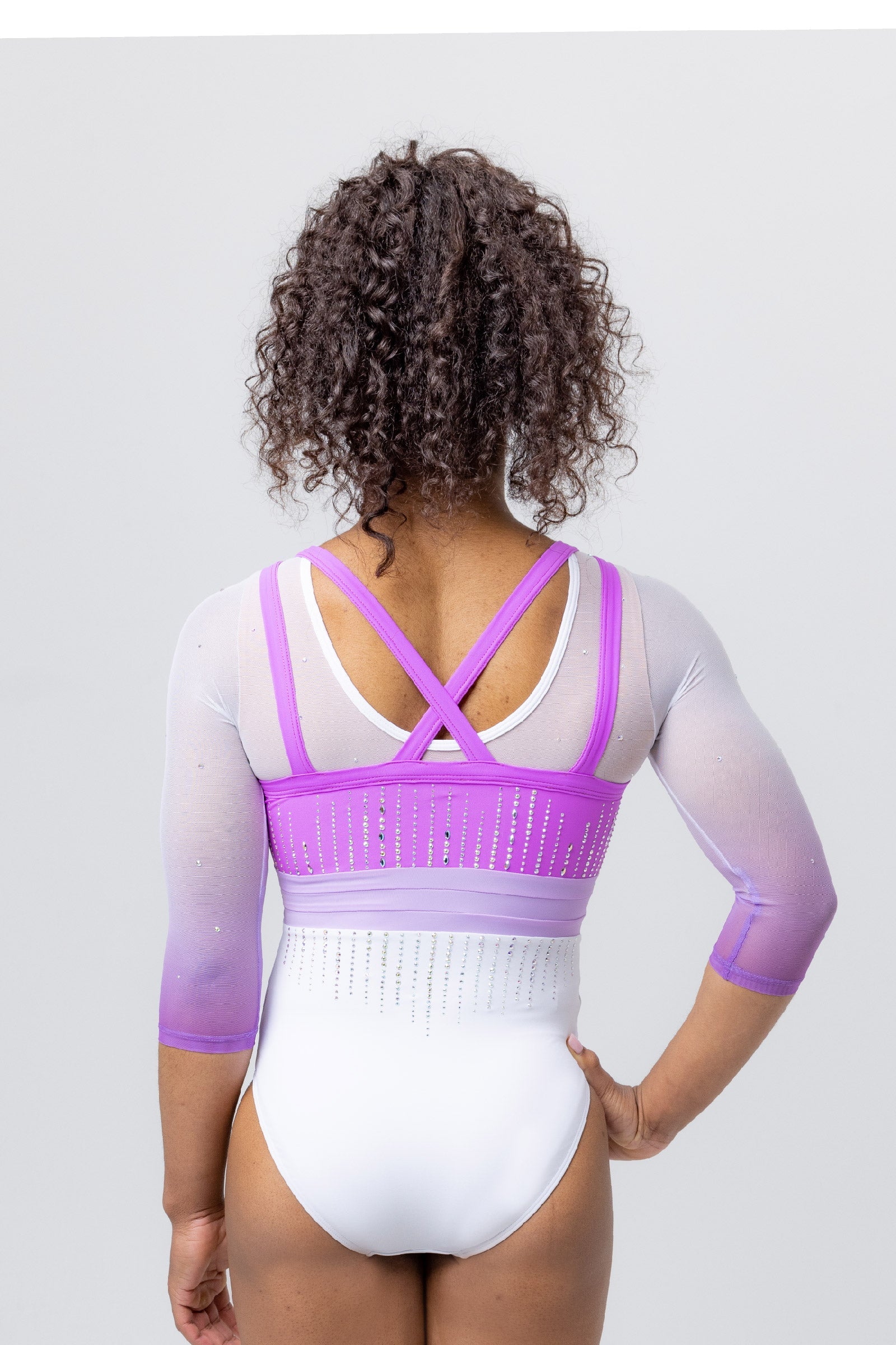 Elka Leotard - 3Q Sleeve