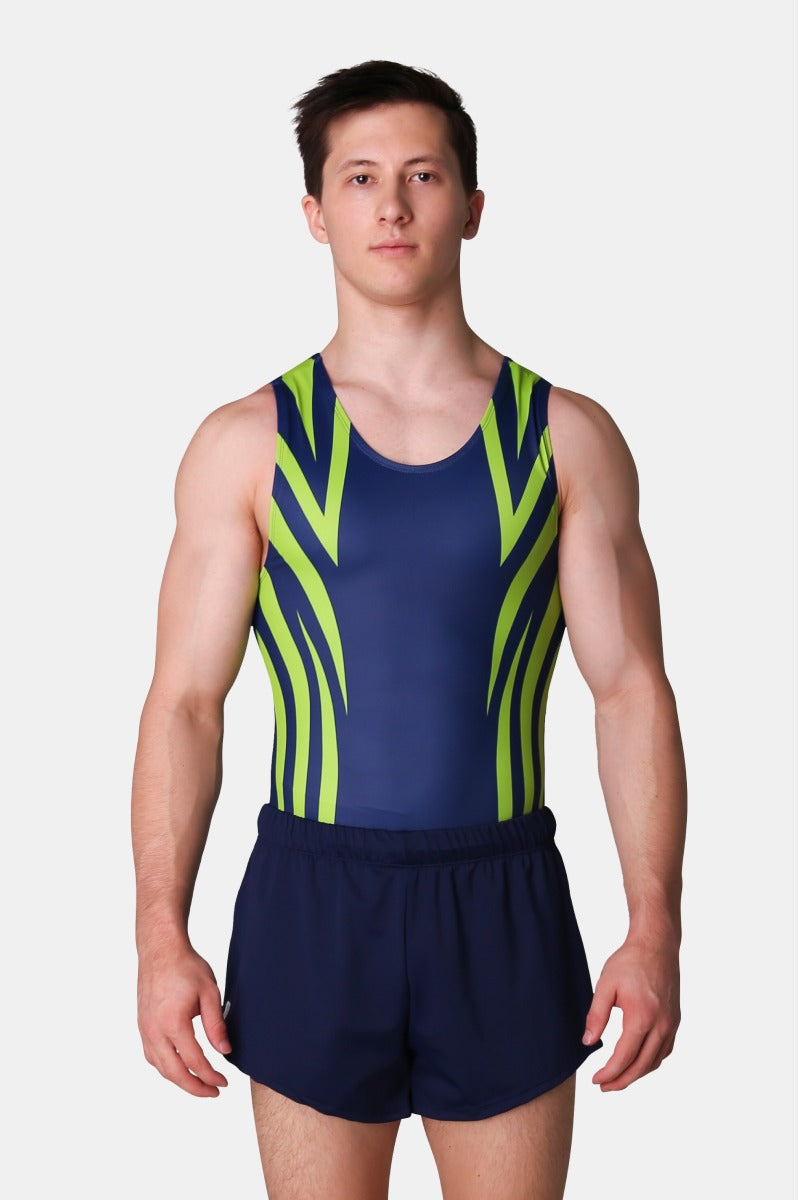 Blaze Mens Gymnastics Leotard Competition Shirt - Sylvia P Team Wear