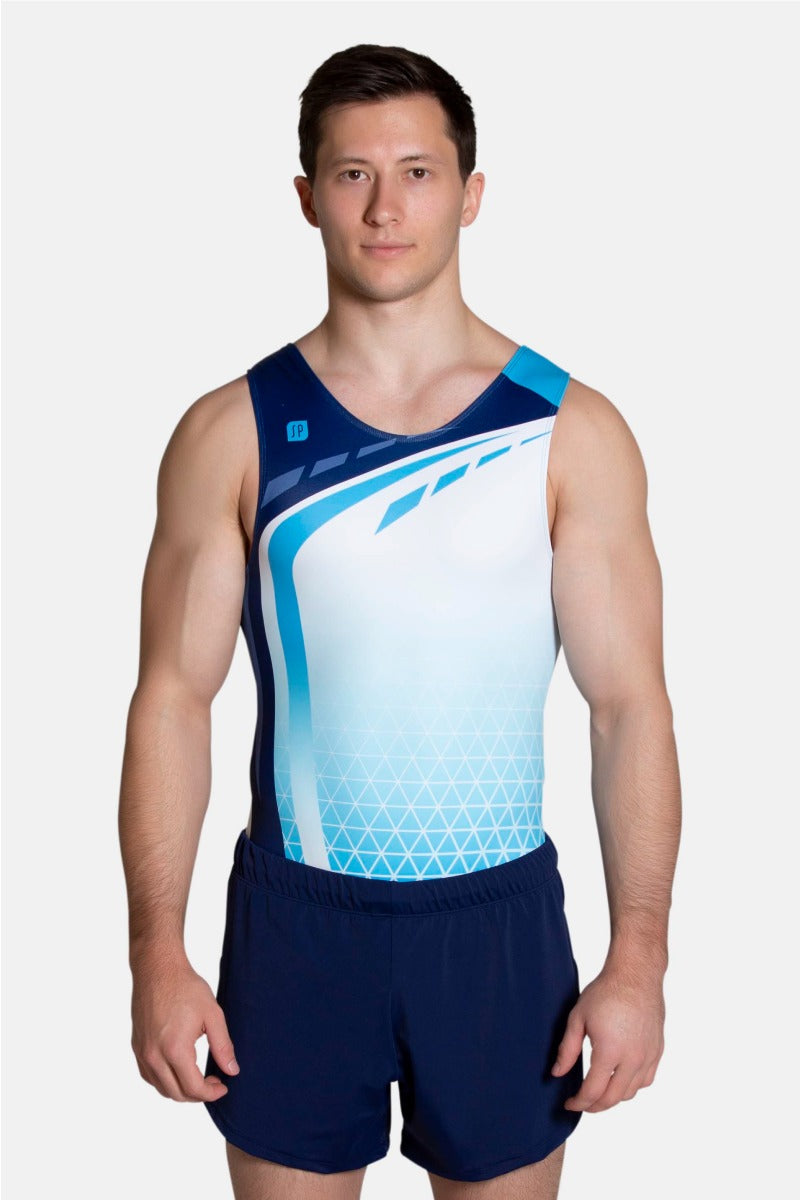 Kaiden Mens Gymnastics Leotard Competition Shirt - Sylvia P Team Wear