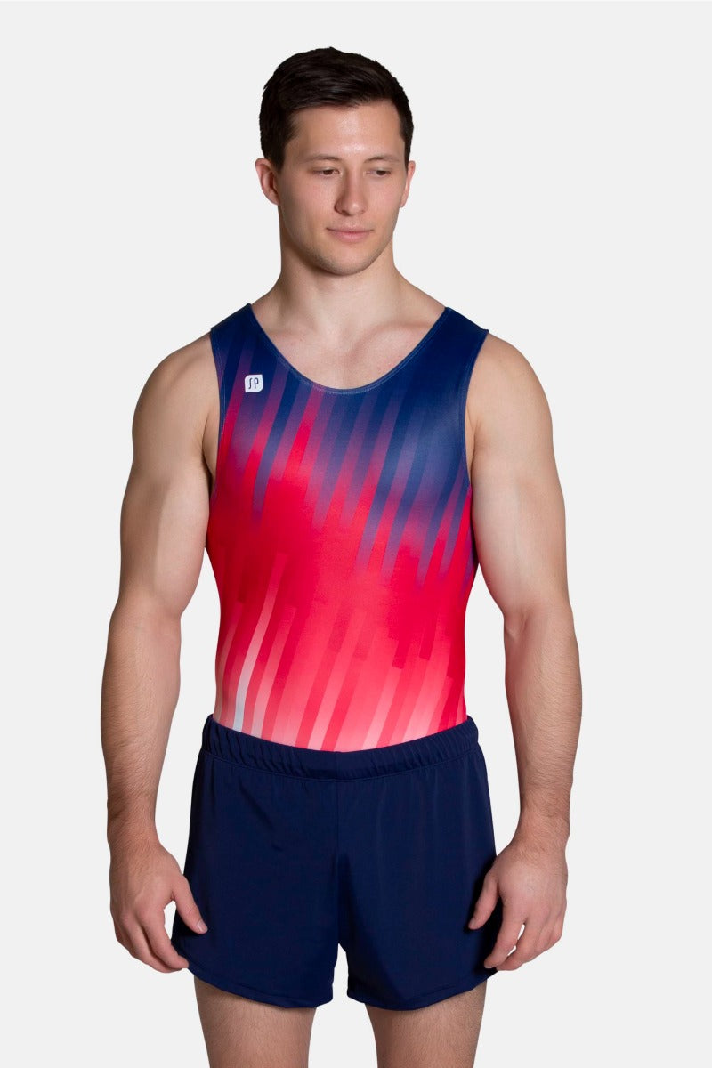 Pheonix Mens Gymnastics Leotard Competition Shirt - Sylvia P Team Wear